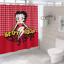 Betty Boop Waterproof ShowerCurtain Sets Polyester Bathtub Decor Curtain Gift70&quot; - £13.42 GBP+