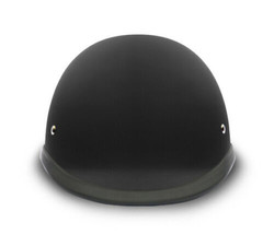 New Daytona Helmets Skull Cap HAWK- DULL BLACK Motorcycle Helmet - £43.74 GBP