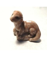 Vintage Wade Whimsies Otter Red Rose Tea Figurine Canadian Series - $5.95