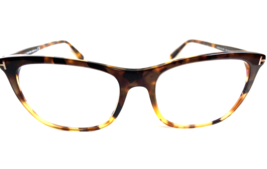 New Tom Ford TF 56X7255 56mm Oversized Tortoise Cat Eye Women&#39;s Eyeglasses Frame - £151.86 GBP