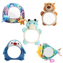 VODOOL Cute Baby Rear Facing Mirrors Adjustable Safety Car Baby Mirror Back Seat - £50.88 GBP