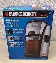 BLACK &amp; Decker Electric Burr Mill Coffee Grinder Stainless Steel CBM220 ... - $24.89