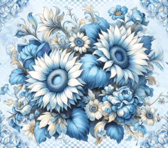 Floral Sublimation Ready To Press Transfer Prints: Spring Flower Bundle(... - $10.99