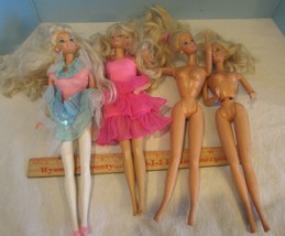 Vintage Mattel Lot Of 4 Barbie Blonde -naked Ballerina White Legs - £16.18 GBP