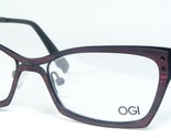 OGI Evolution 4300 1591 Wein Holz / Schwarz Brille Brillengestell 53-16-... - $135.63