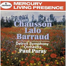 Edouard Lalo Henry Barraud - Chausson, Lalo, Barraud / Paray, Detroit Symphony - $14.01