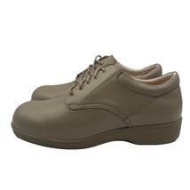 Apex 1274W Ambulator Lace Up Oxford Tan Diabetic Orthotic Shoes Womens S... - £51.37 GBP