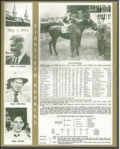 1954 - DETERMINE - Kentucky Derby WC, Race Chart, Jockey, Trainer &amp; Owner - £16.03 GBP
