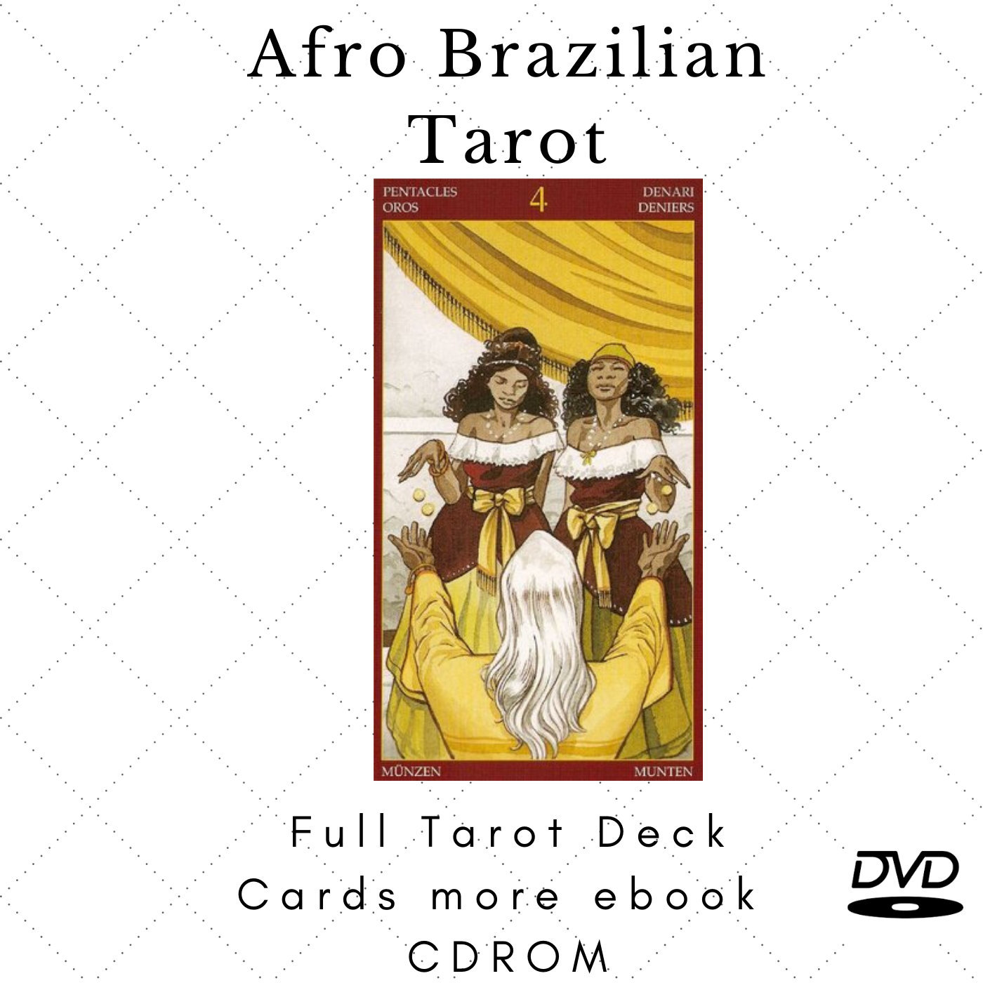 INSTANT Download. Print your letters yourself Tarot Deck Afro Brazilian ... - $2.90