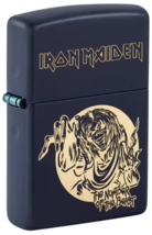 Rare Navy Blue Iron Maiden Number Of The Beast Genuine   Zippo Lighter - £44.78 GBP