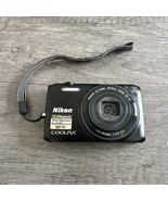 Nikon COOLPIX S6800 16.0MP Digital Camera Black - FOR PARTS OR REPAIR ONLY! - $35.17