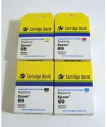 Cartridge World Black, Magenta, Cyan and Yellow Ink Cartridges Replaces ... - £15.63 GBP