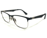 Ray-Ban Kids Eyeglasses Frames RB1052 4055 Black Silver Rectangular 47-1... - £44.91 GBP