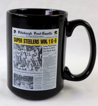 Pittsburgh Post Gazette Steelers Super Bowl IX Coffee Mug - £11.86 GBP