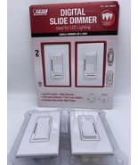 Lot of 2 Feit Electric Digital Slide Dimmer 2 Pack (4 total) - Single or... - £31.60 GBP