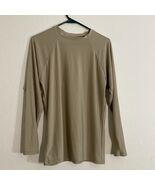 Dri-Duke Men&#39;s Moisture Control Long Sleeve Shirt Base Layer Stretch Tan... - $15.95