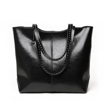  2021 New Female Leather  Bags  Women Leather Handbags Ladies Big Designer Brown - £100.83 GBP