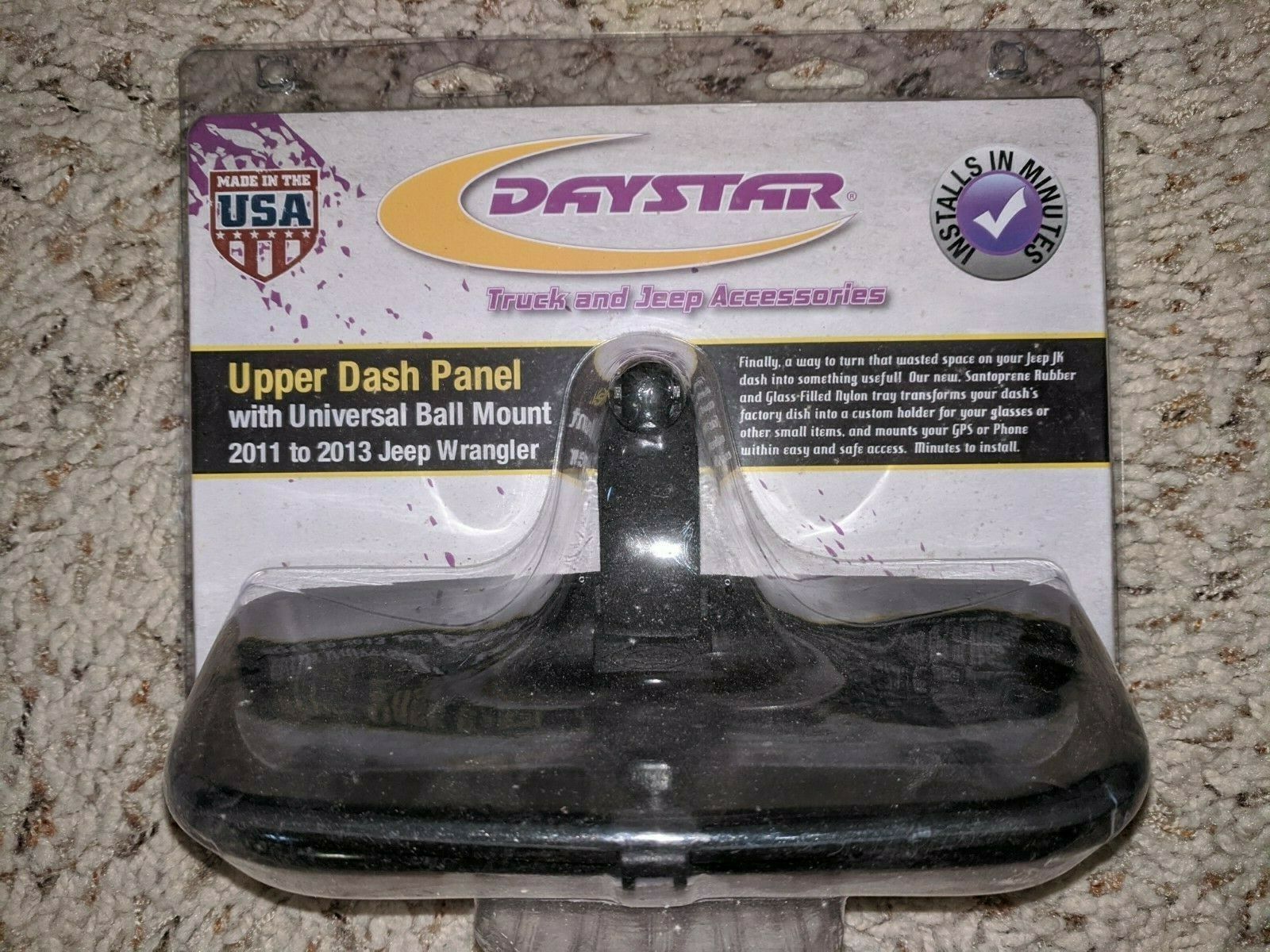 Daystar Upper Dash Panel with Universal Ball Mount for Jeep Wrangler 2011 and Up - $9.50