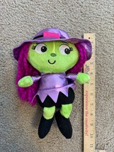 Dan Dee Halloween Witch in Purple Tutu Plush 9&quot; Collectors Choice Stuffe... - $10.39