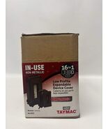 Taymac ML450Z 1-Gang Expandable Weatherproof In-Use Cover, Bronze (10-Pack) - $3,766.11 MXN
