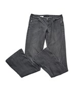 Seven 7 Pants Womens 12 Gray Bootcut Low Rise Button Zip Dark Wash Denim... - £23.78 GBP