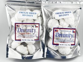 Freeze Dried Divinity with Pecans (2 Pack) - $10.00