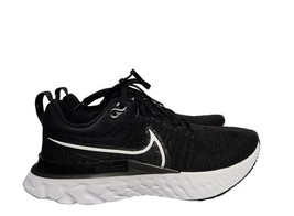 Nike React Infinity Run Flyknit 2 CT2423-002 Womens Size 6 Black Sneaker - $74.25