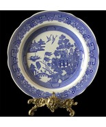 The Spode Blue Room Collection WILLOW Dinner Plate, 10 1/4&quot; Diameter NWOT - £33.74 GBP