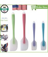 Versatile Silicone Cooking Spatulas - 4-Piece Set, Dishwasher Safe &amp; BPA... - $280.49 MXN