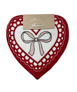 Love &amp; Lace Placements Red Heart Shaped Reversible Set Of 4 Love Valenti... - $491.51 MXN