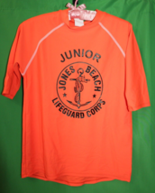 Junior Lifeguard Corps Jones Beach Rash Guard Swim Top Tuga Adult Small Sundown - £19.35 GBP