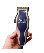Wahl Precision Premium Smooth Cut Blue Silver Pet Grooming Clippers #PCMC-2 READ - $13.98