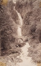 Wah-Kee-Na Falls Columbia River Highway Oregon OR Real Photo RPPC Postca... - $57.44 MXN