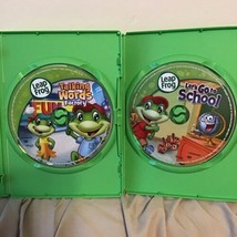 Lot of 2 DVDs Leap Frog Let’s Go To School &amp; Talking Words Factory - £8.14 GBP