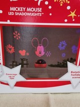 Christmas Disney Mickey Mouse &amp; Friends Shadow Light Rotating Table Top Light - £27.96 GBP