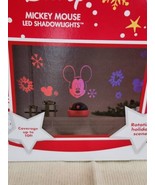Christmas Disney Mickey Mouse &amp; Friends Shadow Light Rotating Table Top ... - $34.99