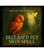 Deceased Pet Sign Spell – Receive a Message from the Other Side - $35.00