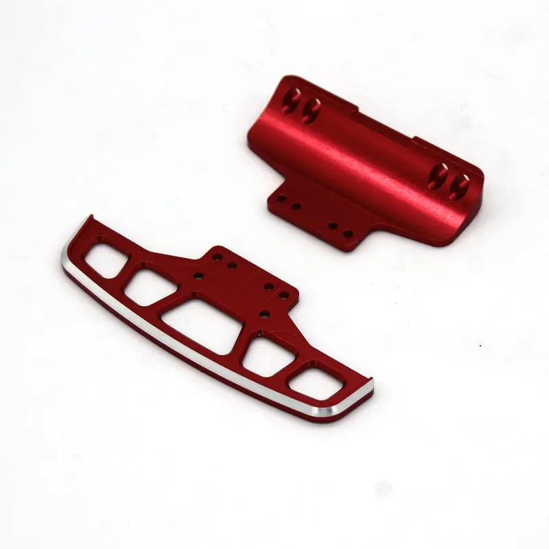 Wltoys 284131 K989 RC Car 1/28 Metal Upgrade Parts Front And Rear Bumpers - £11.45 GBP