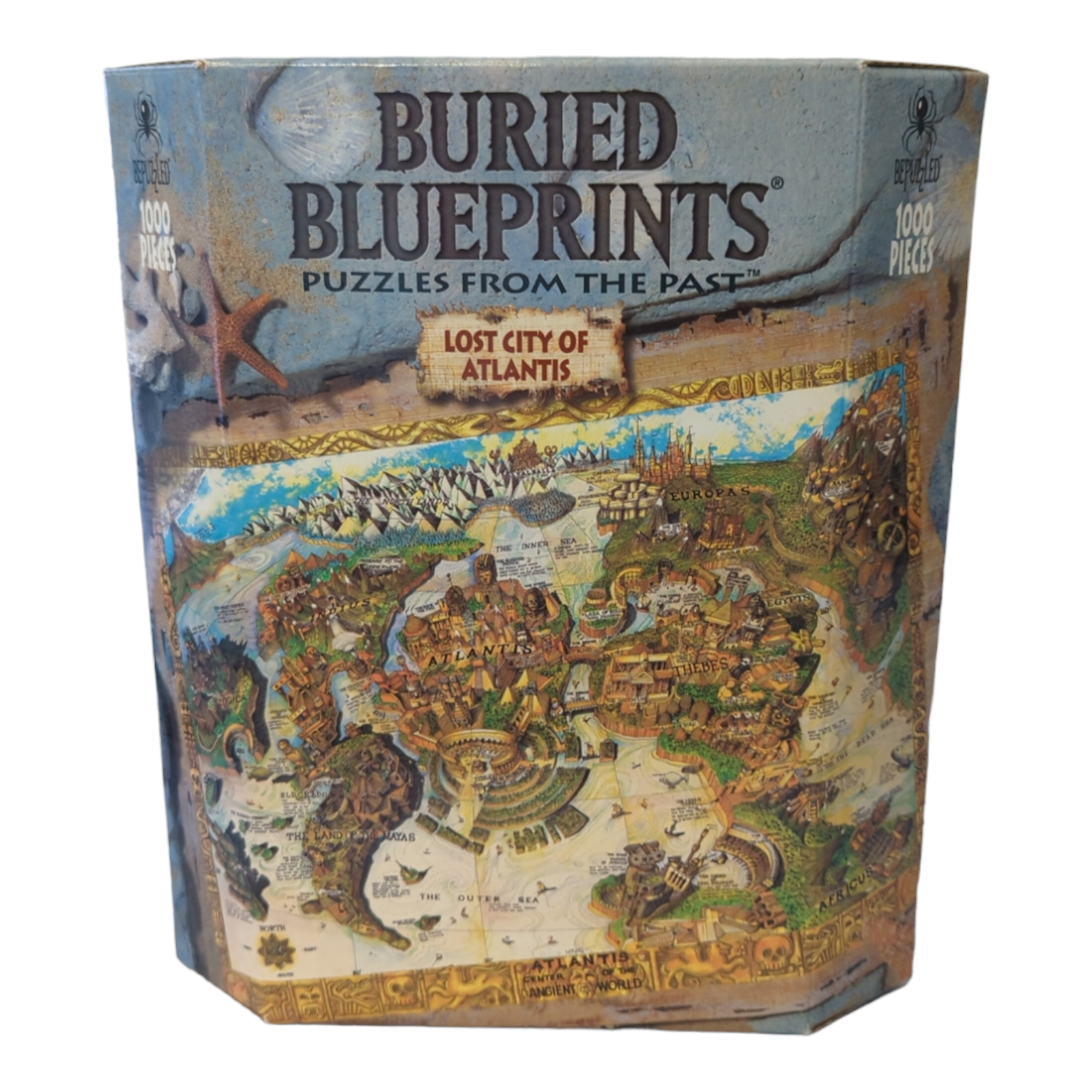 Buried Blueprints List City of Atlantis 1000 Piece Puzzle - $39.57