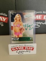 2012 National Benchwarmer KARA MONACO 1st &amp; 10 Auto Emerald /3 - £28.31 GBP