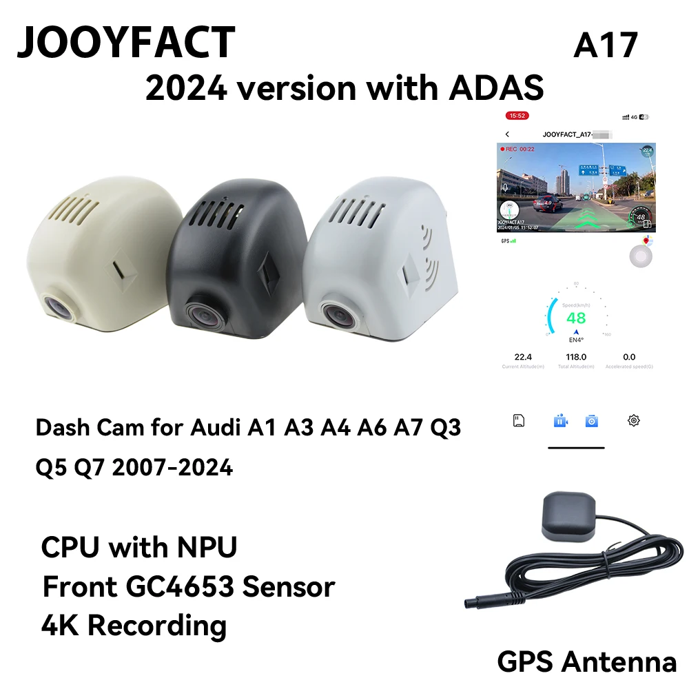 JOOYFACT A7H Car DVR Registrator DashCam Camera Video Recorder 1080P 96672 - £67.92 GBP+