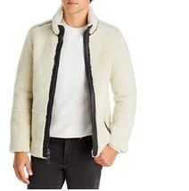 Michael Kors Mens Shearling Jacket Real Sherpa 100% Real Lamb Leather B4... - £1,042.24 GBP