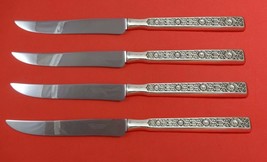 Spanish Tracery by Gorham Sterling Silver Steak Knife Set Texas Sized Custom - $286.11