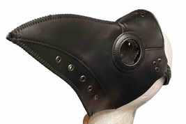 Plague Doctor Mask Leather Long Nose Bird Beak Mask for Halloween Cosplay Fun - £11.29 GBP