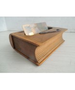 Rare HTF Collectible Golf Club Wood Book Business Card Holder 5&quot;x 3-1/2&quot;... - £78.65 GBP