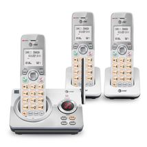 ATT 3 Landline Cordless Telephone Answering System Call ID Wireless Home Office - £61.30 GBP