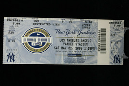 New York Yankees vs Los Angeles Angels MLB Ticket w Stub 05/02/2009 Inaugural - £8.97 GBP