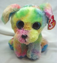 TY Beanie Babies Autism COLORFUL MAX THE DOG 5&quot; Plush Stuffed Animal NEW - £11.64 GBP