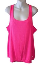 DANSKIN NOW Womens Size XXL Sleeveless Hot Pink Gym Athletic Tank Top Sh... - $16.70