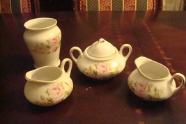 NEUERER Porcelain -GHO-GREINER &amp; HERDA Germany- c1890s Tea Set 4 pcs [87b] - $1,956.41 MXN